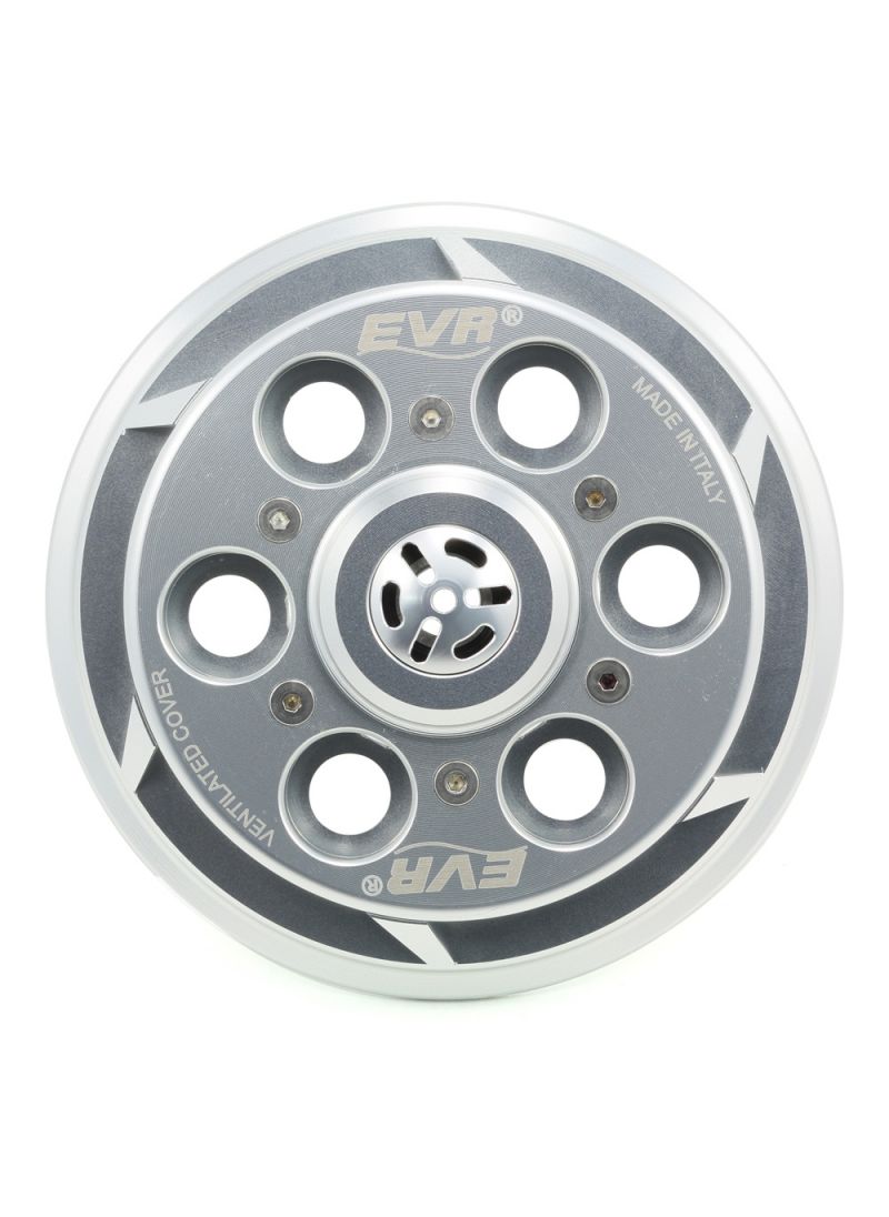 EVR vented pressure plate for clutch - silver coloured base / silver coloured top plate