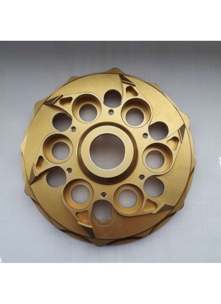 EVR Anti-clank pressure plate for clutch (base plate only) - gold coloured