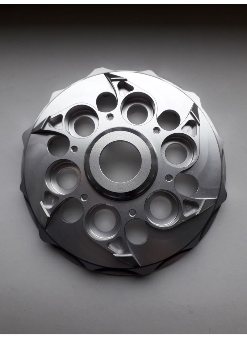 EVR Anti-clank basisplaat voor anti-clank drukplaat - Zilver Ducati Hypermotard 1100 (2007-2012)