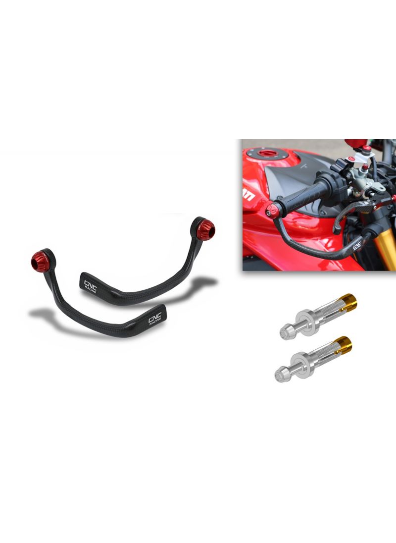 Carbon Lever Guards Discount Pack Ducati Hypermotard 1100S (2007-2009)