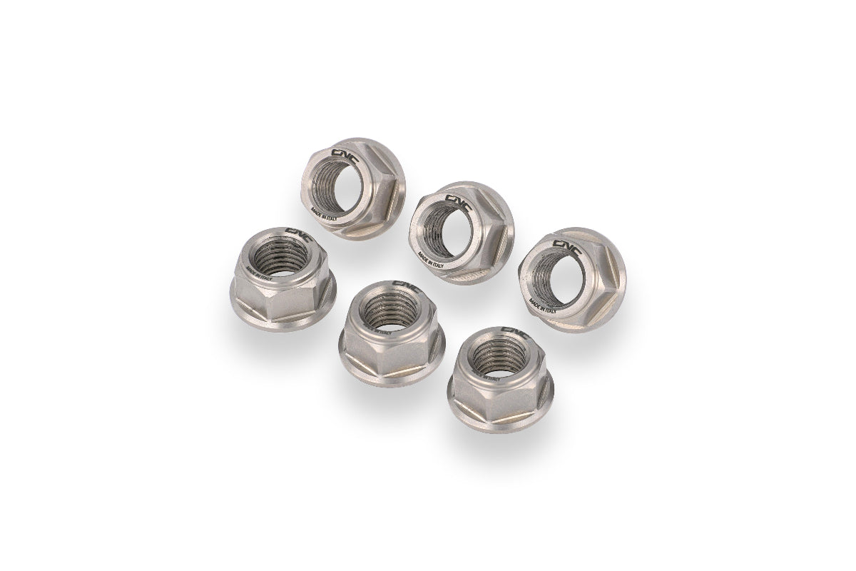 Achtertandwiel moerenset (6 st.) titanium Ducati Panigale 1199 Tricolore S (2012-2015) overzicht