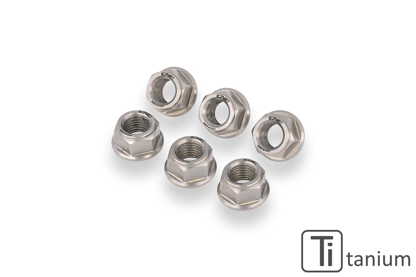 Achtertandwielmoeren Titanium set (6 st.) Ducati Panigale V2S FB63 (2026)