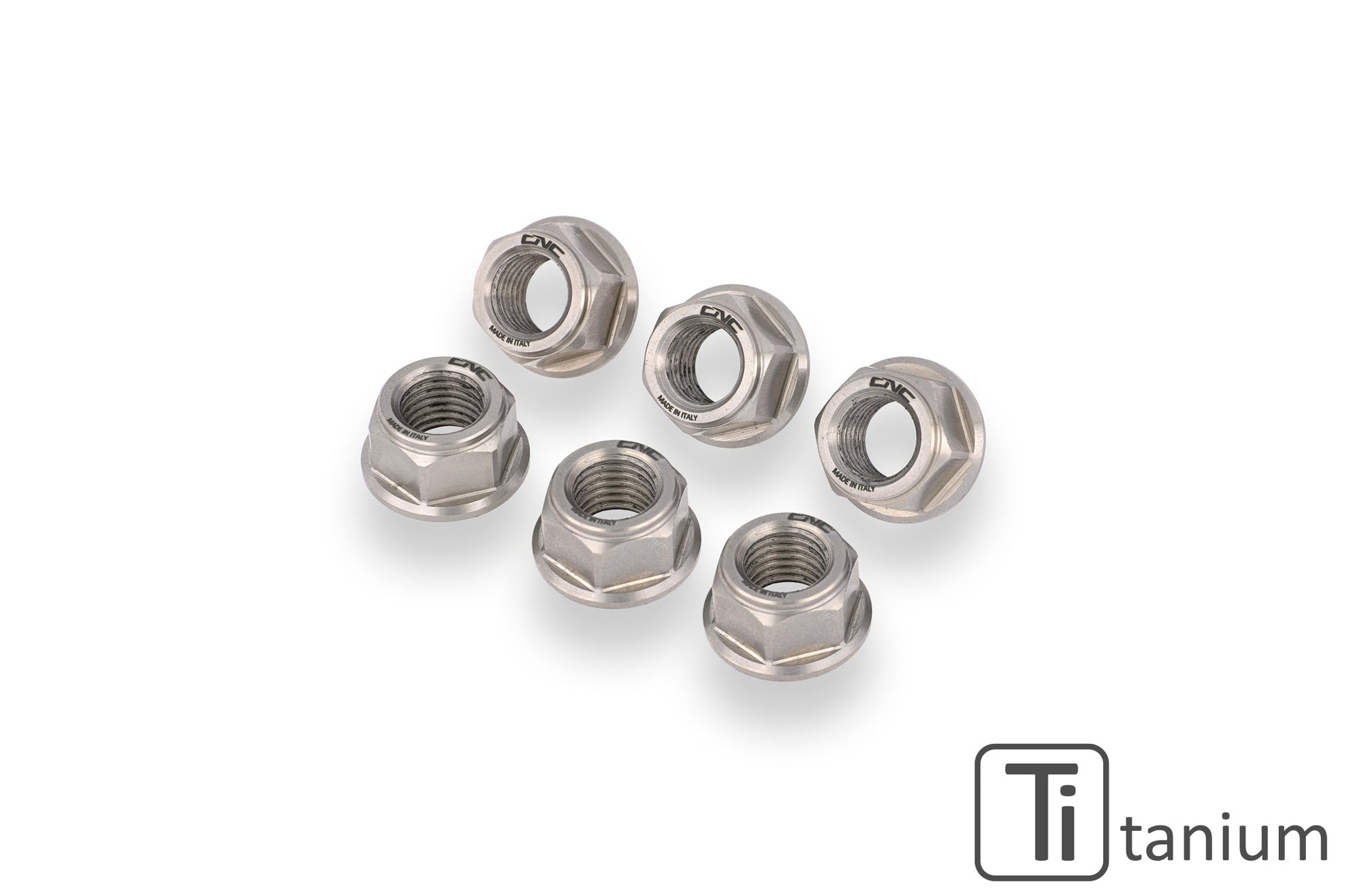 Achtertandwielmoeren Titanium set (6 st.) Ducati Streetfighter V2 (2025+)