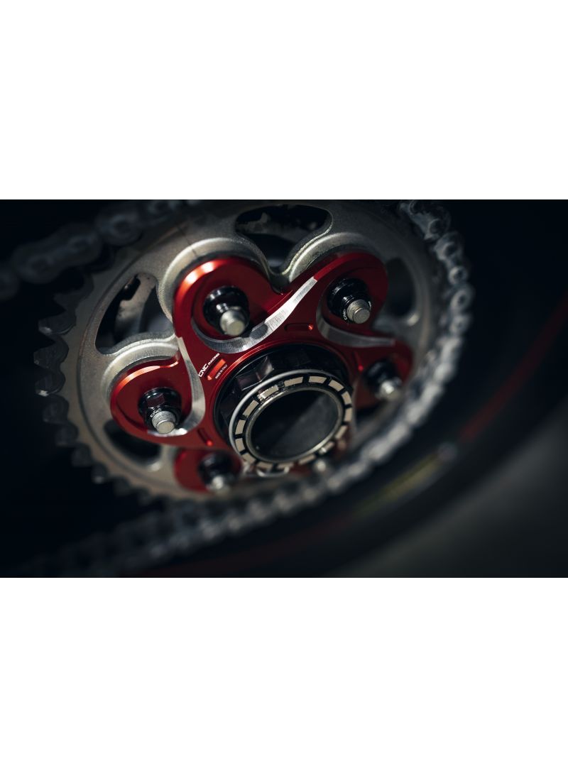 Rear Wheel Axle Nut left side Ducati Bicolore