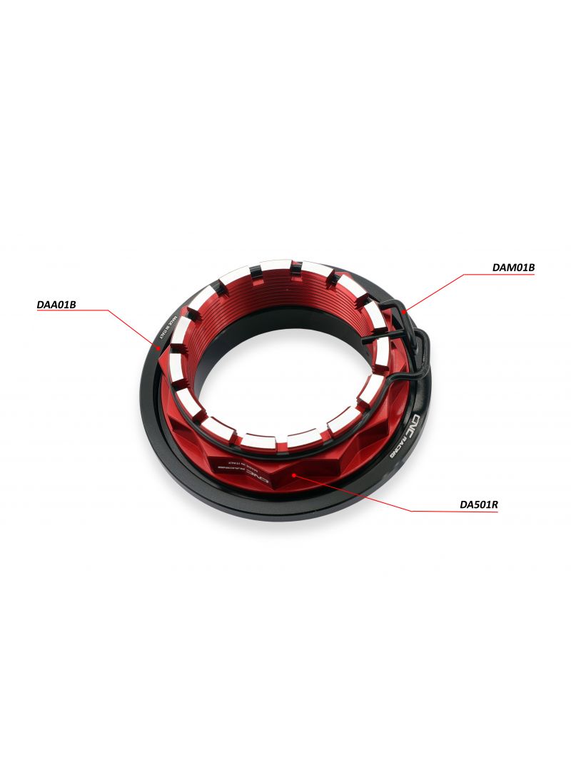 Rear Wheel Axle Nut left side Ducati Bicolore