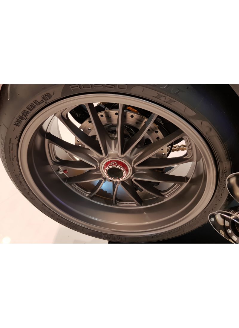 Rear Wheel Axle Nut left side Ducati Bicolore