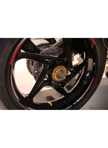 Rear wheel nut MV Agusta RH bicolor