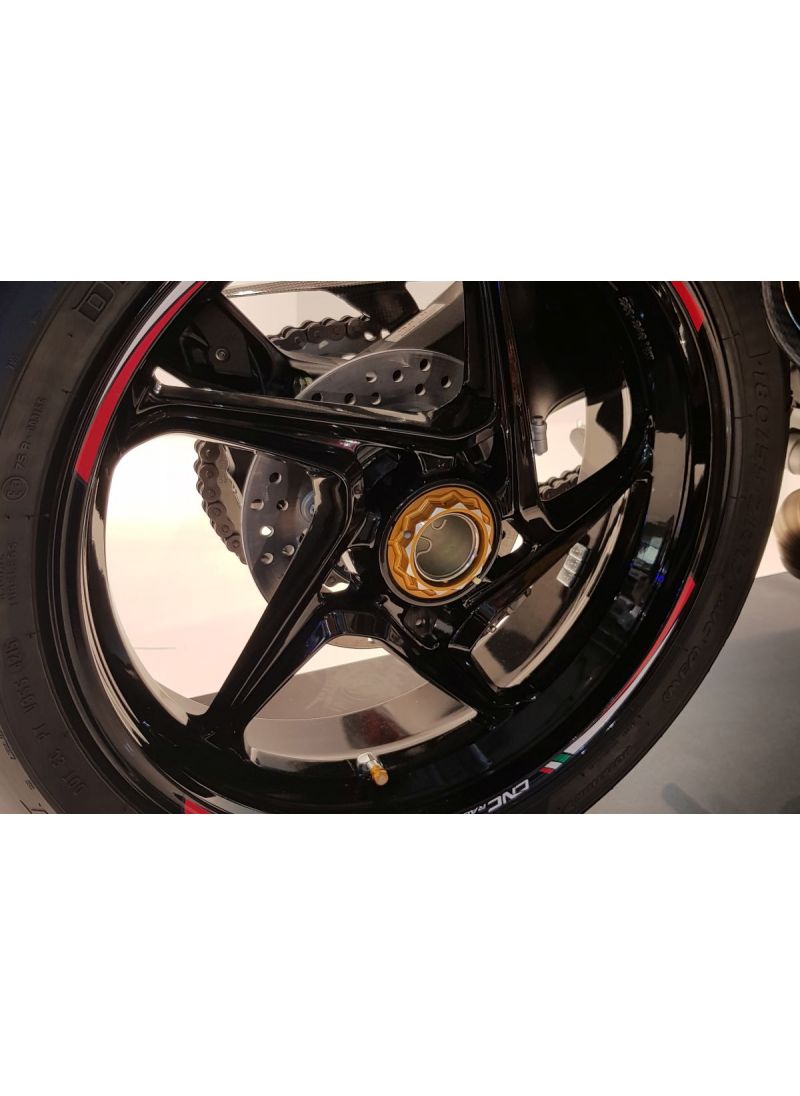 Rear wheel nut MV Agusta RH bicolor
