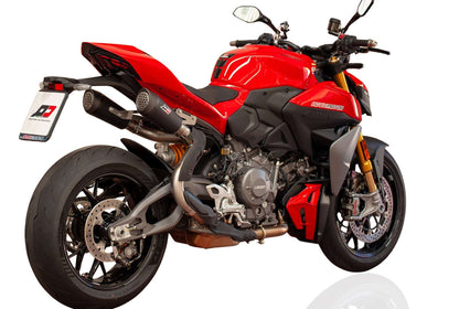 QD slip-on uitlatenset (2 st.) Gunshot Dark Matter Ducati Streetfighter V2 (2025+)
