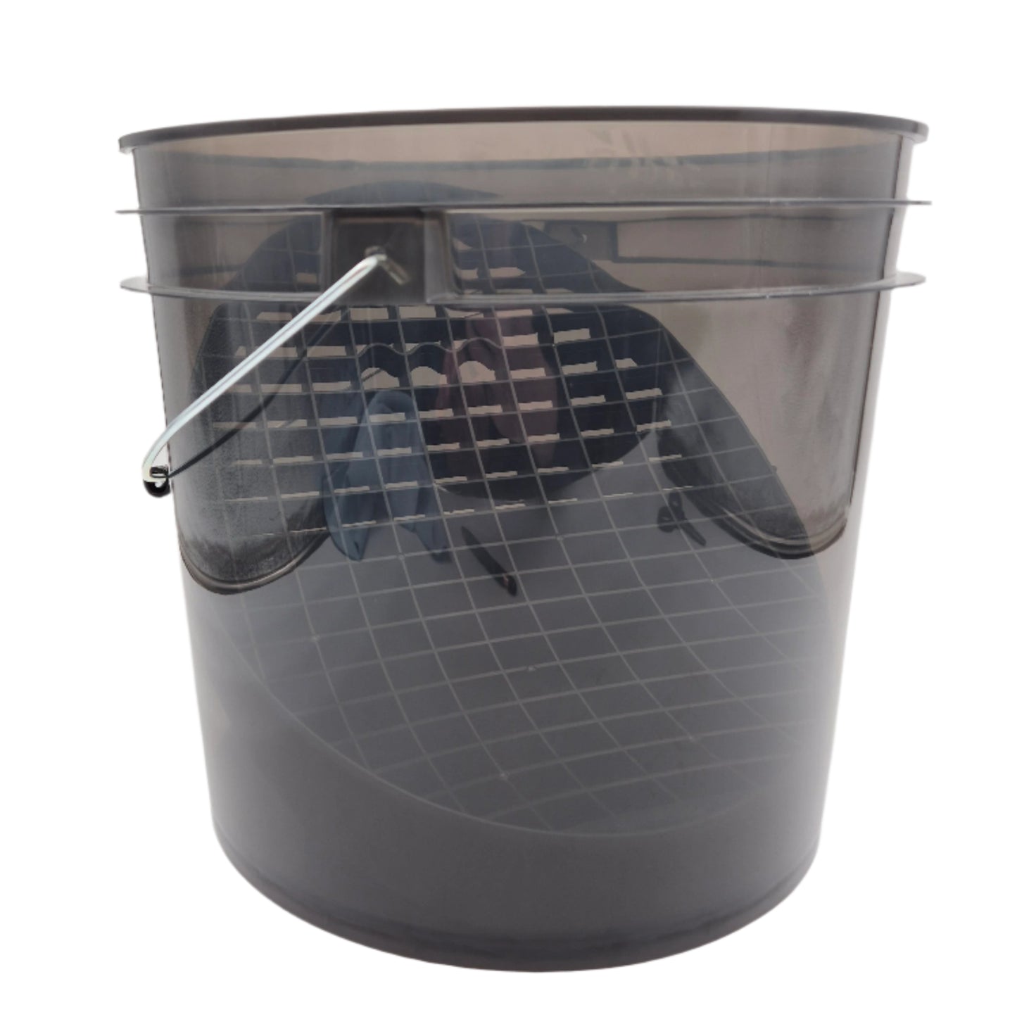 D Con Heavy Duty Dark Smoke Wheels Emmer 19L afgebeeld met Wheels Mitt Slide Black vooraanzicht