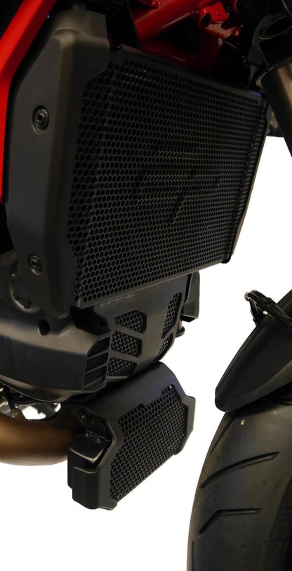 Evotech Ducati Hypermotard 939 SP Radiator & Engine en Oliekoeler Covers Set 2016 - 2018
