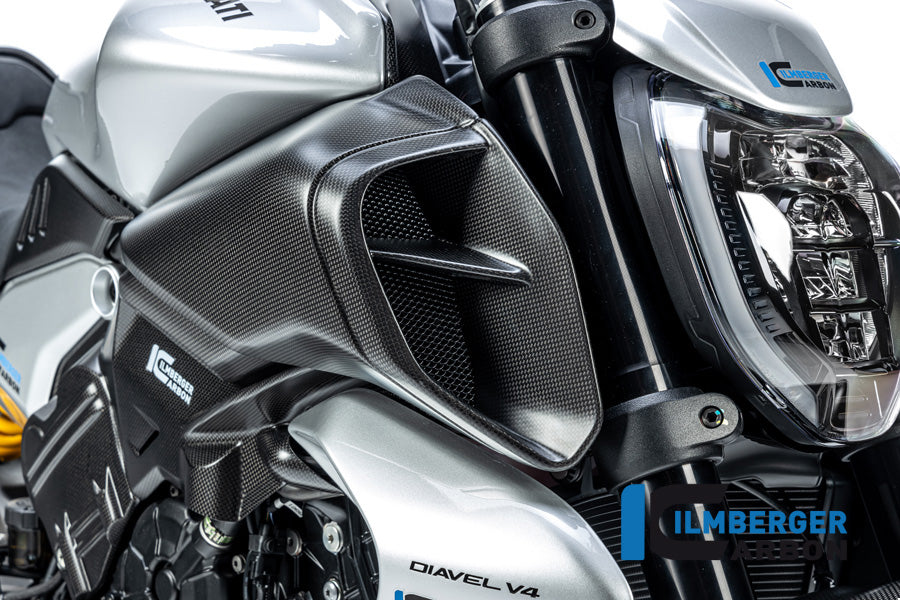 Luchtinlaat paneel Rechts mat carbon Ducati Diavel V4 RS (2025+)