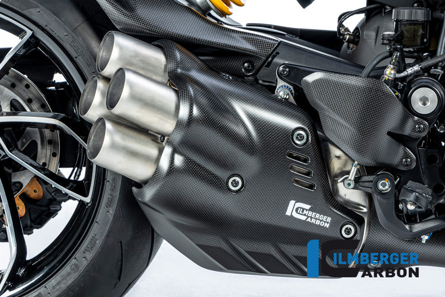 Uitlaathitteschild muffler mat carbon Ducati Diavel V4 RS (2025+)