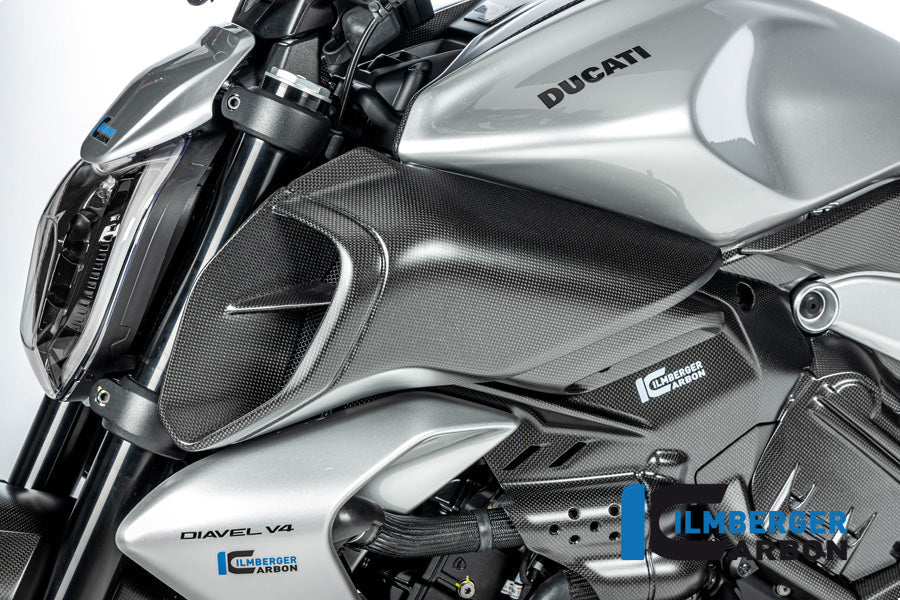 Luchtinlaat paneel Links mat carbon Ducati Diavel V4 RS (2025+)
