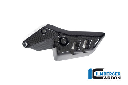 Uitlaat hitteschild links glanzend carbon Ducati Diavel V4 RS (2025+)