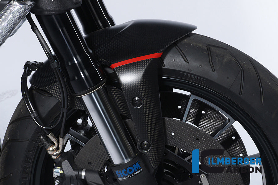Voorspatbord carbon Ducati Diavel Strada (2013-2015)