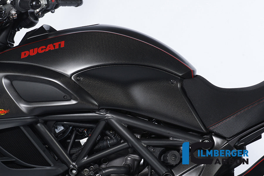 Tank zijpaneel links carbon cover Ducati Diavel (2014-2018)