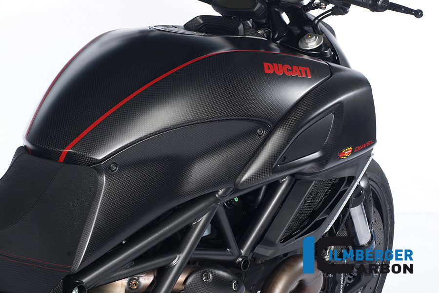 Tank zijpaneel rechts carbon cover Ducati Diavel Strada (2013-2015)