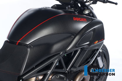 Tank zijpaneel rechts carbon cover Ducati Diavel Strada (2013-2015)