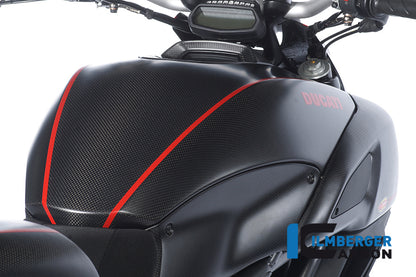 Carbon midden tank cover Ducati Diavel Strada (2013-2015)