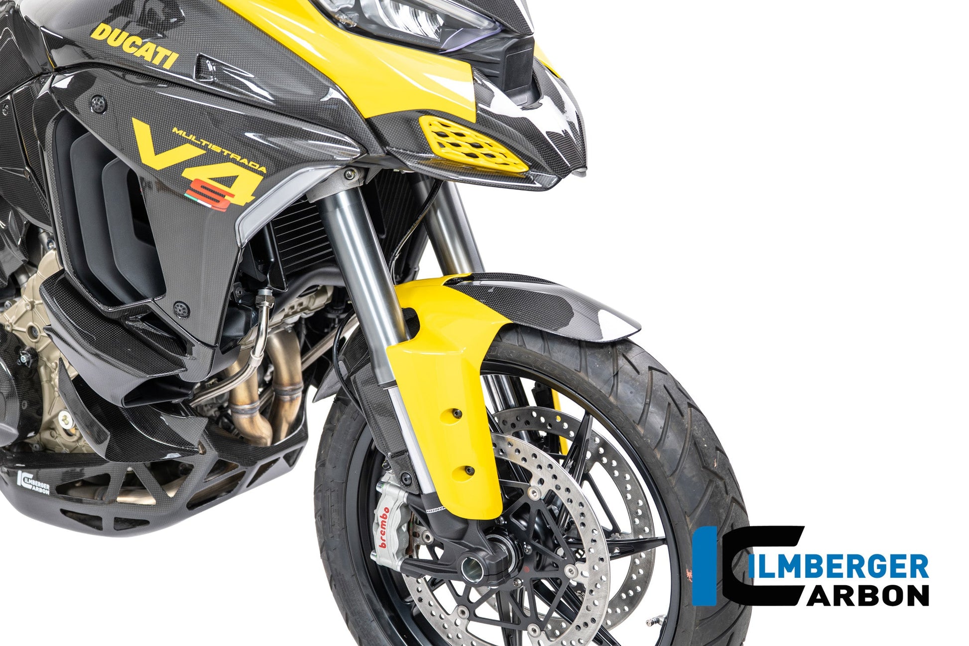 Voorkuip middenpaneel glanzend carbon Ducati Multistrada V4 Pikes Peak (2025+)
