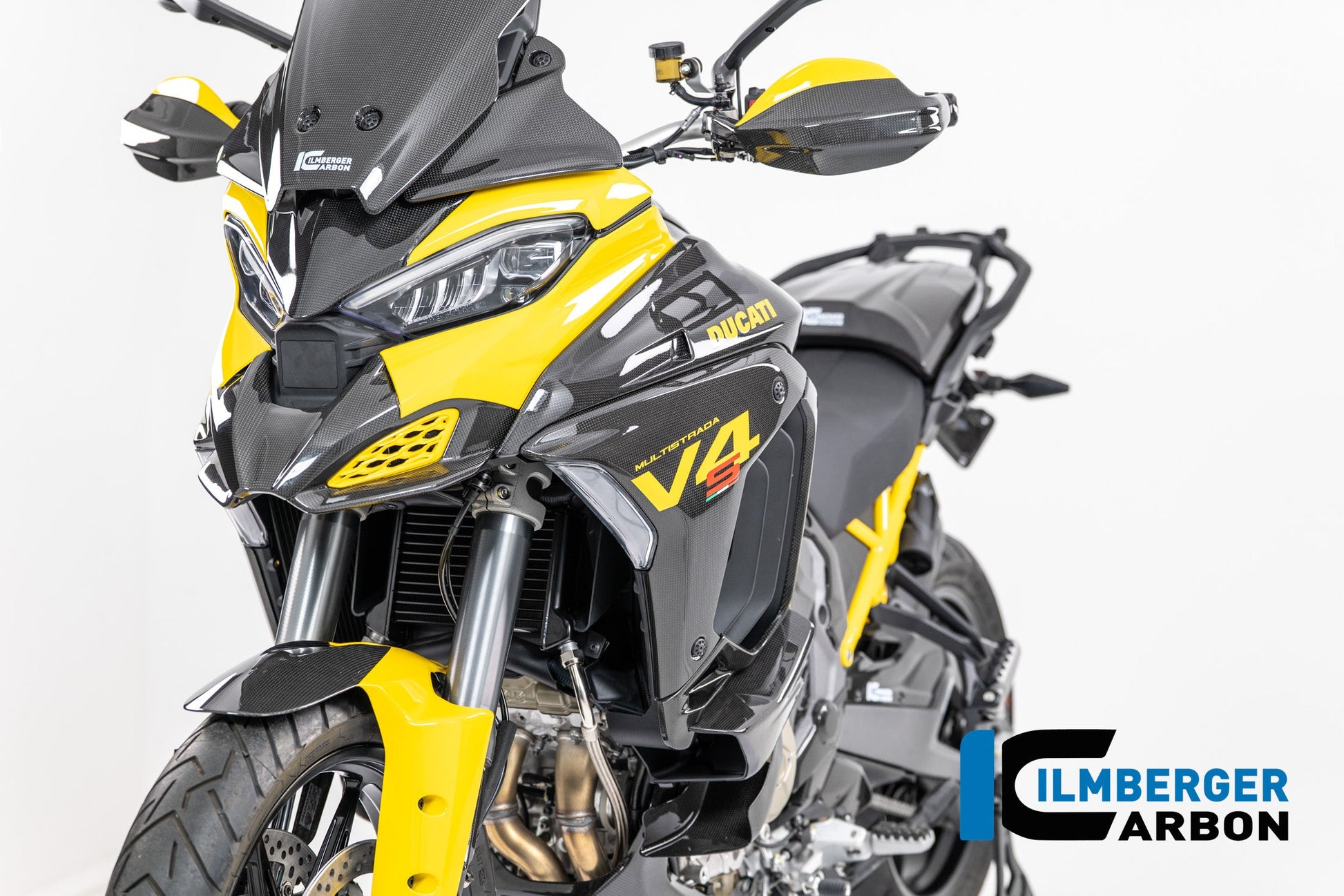 Voorkuip zijpaneel links glanzend carbon Ducati Multistrada V4 (2021-2024)