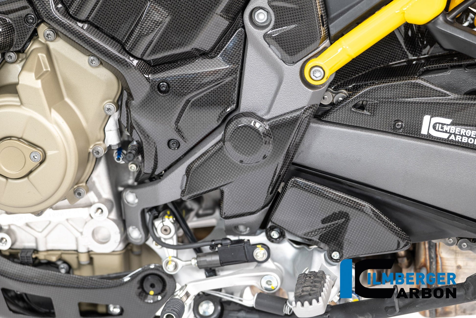 Voortandwielcover glanzend carbon Ducati Multistrada V4 Pikes Peak (2025+)