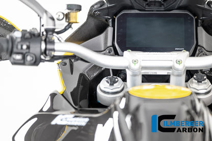 Linker cockpit cover glanzend carbon Ducati Multistrada V4S (2025+)