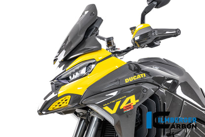 Voorkuip zijpaneel links glanzend carbon Ducati Multistrada V4 (2025+)