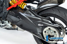 Matte Carbon Swingarm Cover with Chain Guard Ducati Multistrada V4 Pikes Peak (2025+)