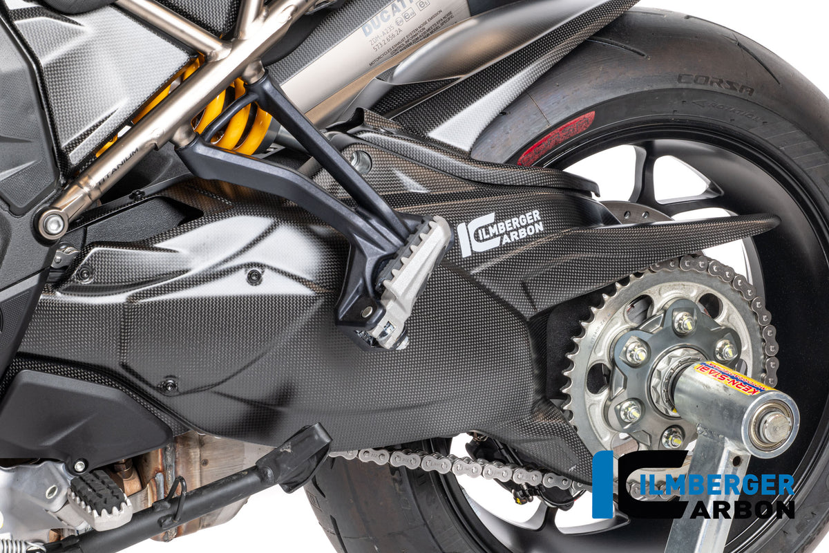 Achterbrugcover met kettingbeschermer mat carbon Ducati Multistrada V4RS (2025+)