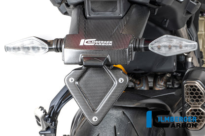 Kentekenplaathouder mat carbon Multistrada V4RS (2025+)