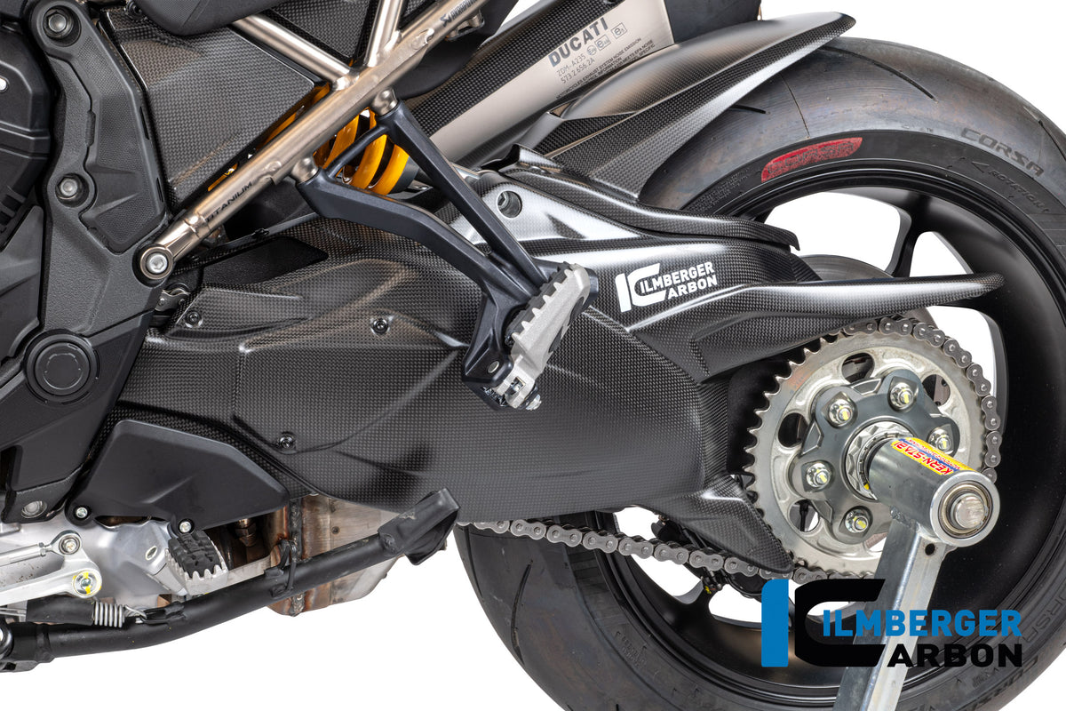 Achterbrugcover met kettingbeschermer mat carbon Ducati Multistrada V4RS (2025+)
