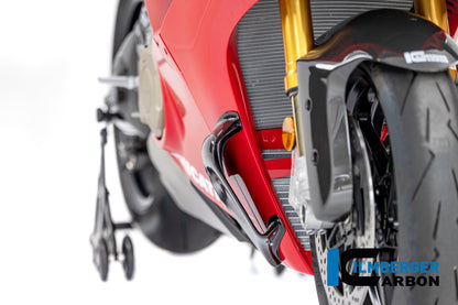 Radiator sidepod (rechts) glanzend carbon Ducati Panigale V4R Racing (2025+)