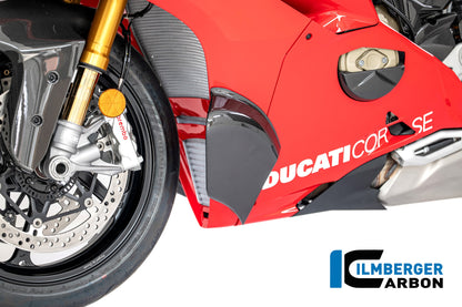 Radiator sidepod (links) glanzend carbon Ducati Panigale V4 Tricolore (2025)
