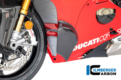Radiator sidepod (links) glanzend carbon Ducati Panigale V4 Tricolore (2025)