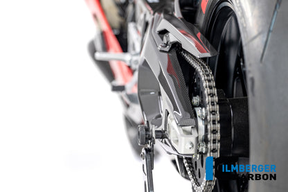 Achterbrugcover (links) glanzend carbon Ducati Panigale V4R (2026+)