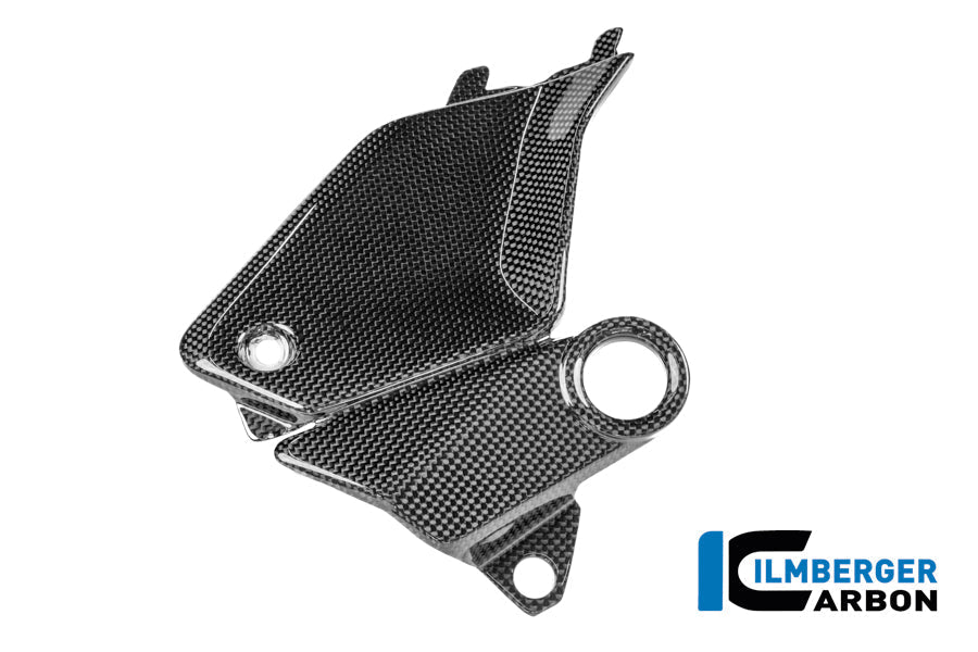 Cover aan de zijkant van de tank links glanzend carbon Ducati Panigale V4R ((2026+))