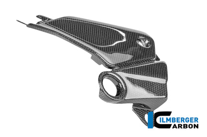 Cover aan de zijkant van de tank rechts glanzend carbon Ducati Panigale V4 (2025+)