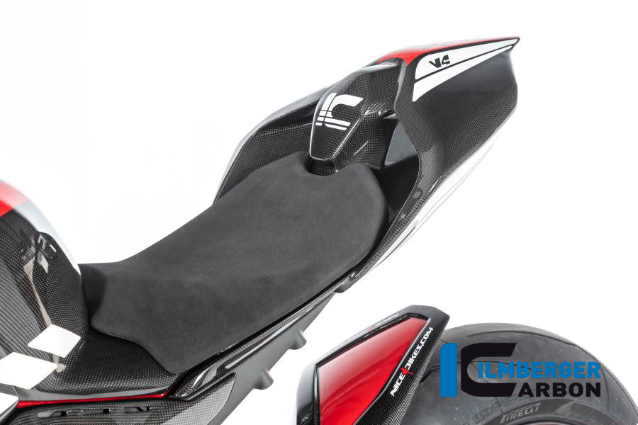Mono seat glanzend carbon Panigale V4 Racing