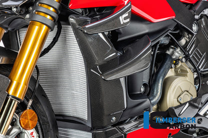 Winglet Kit links glanzend carbon Ducati Streetfighter V4 Lamborghini (2023-2024)