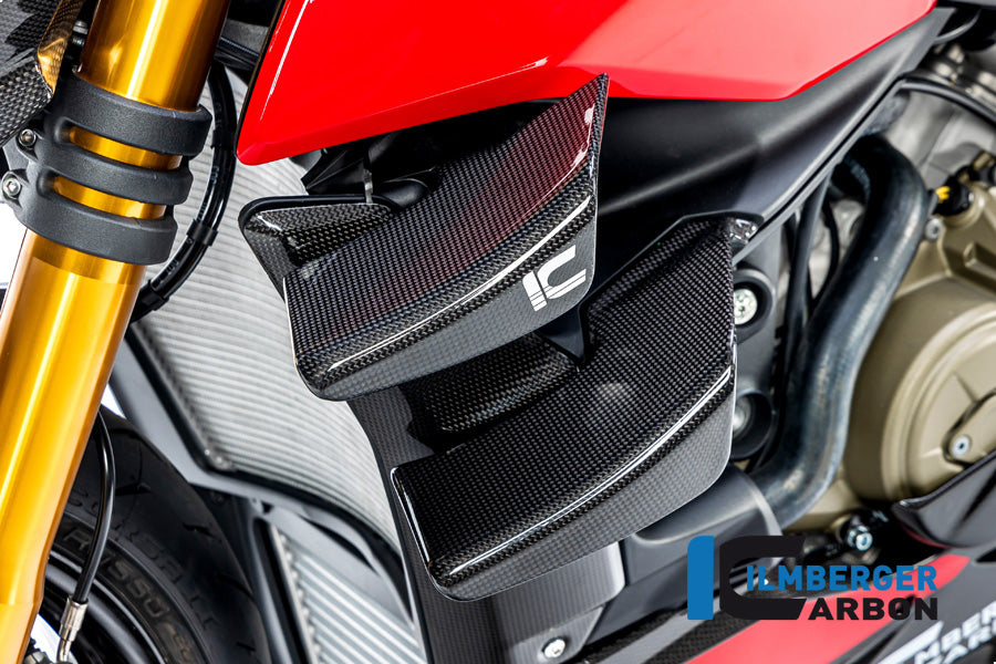 Winglet Kit links glanzend carbon Ducati Streetfighter V4 SP2 (2023-2024)