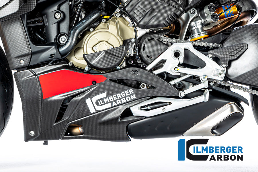 Bellypan links mat carbon Ducati Streetfighter V4 S (2020-2022)