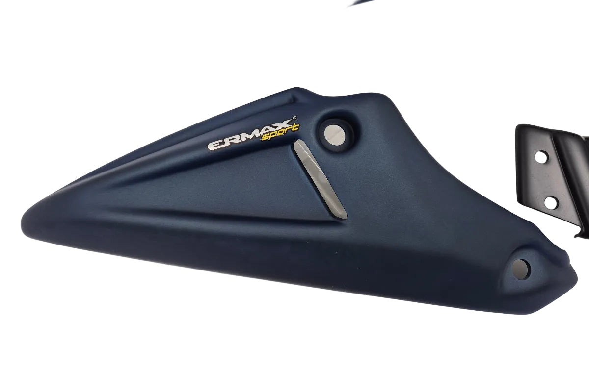 Ermax bellypan Honda CB650R 2019-2020 Matte Jeans Blue PB417 detailfoto linker kant