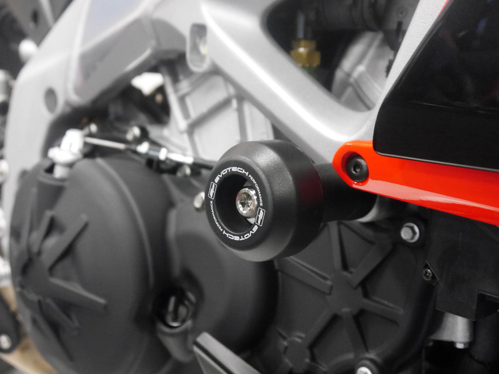 Evotech Aprilia Tuono V4 Bobbins sur la protection contre les accidents de l'usine (2021+)