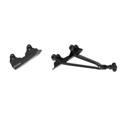 Evotech Footpeg Rear facing Action Camera / Pillion Peg Cover Mount  -  Triumph Street Triple 765 RS (2023+) (Right-hand Side)