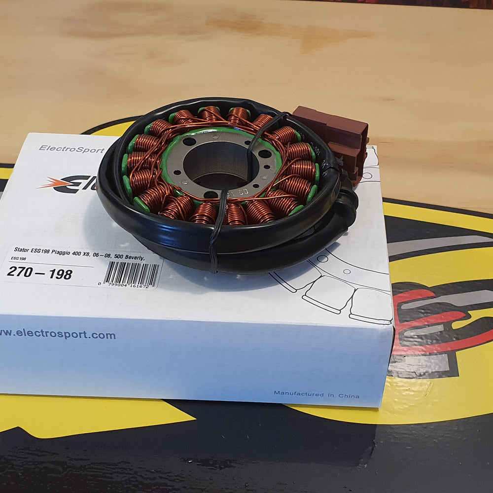 ElectroSport stator Piaggio X8 X9 Beverly 500 Aprilia Atlantic Scarabeo