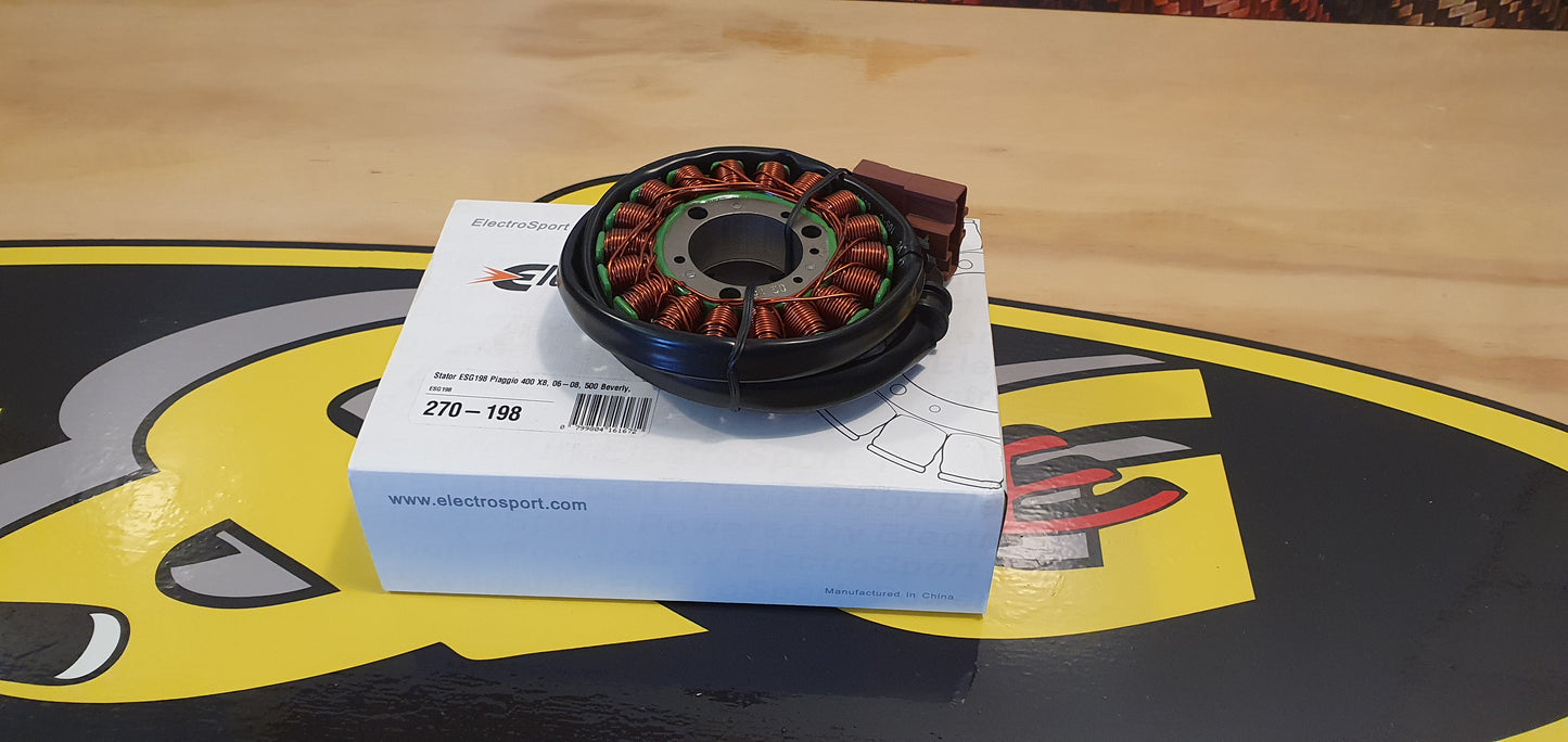 ElectroSport stator Piaggio X8 X9 Beverly 500 Aprilia Atlantic Scarabeo