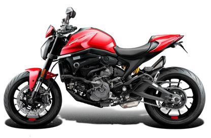 Evotech Paddock Stand Bobbins - Ducati Monster 950 (2021-2025)