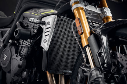 Radiatorcover Evotech (Zwart) - Triumph Speed Triple 1200 RS (2025+)